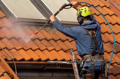 Démoussage et hydrofuge de toiture à la Haye-de-Calleville